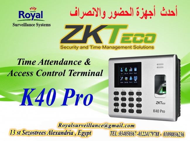 جهاز حضور وانصراف ماركة ZK Teco  موديل K40 Pro 853232165